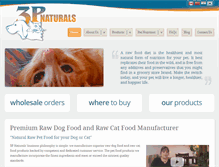 Tablet Screenshot of 3pnaturals.com